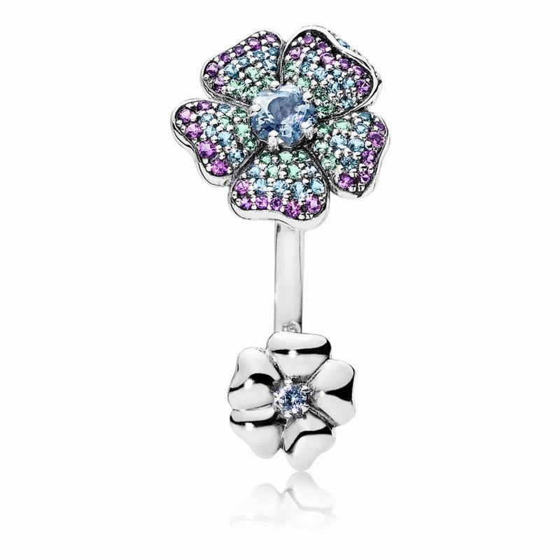 Pandora Australia Glorious Blooms Stackable Ring - Sterling Silver | OFXGZC639